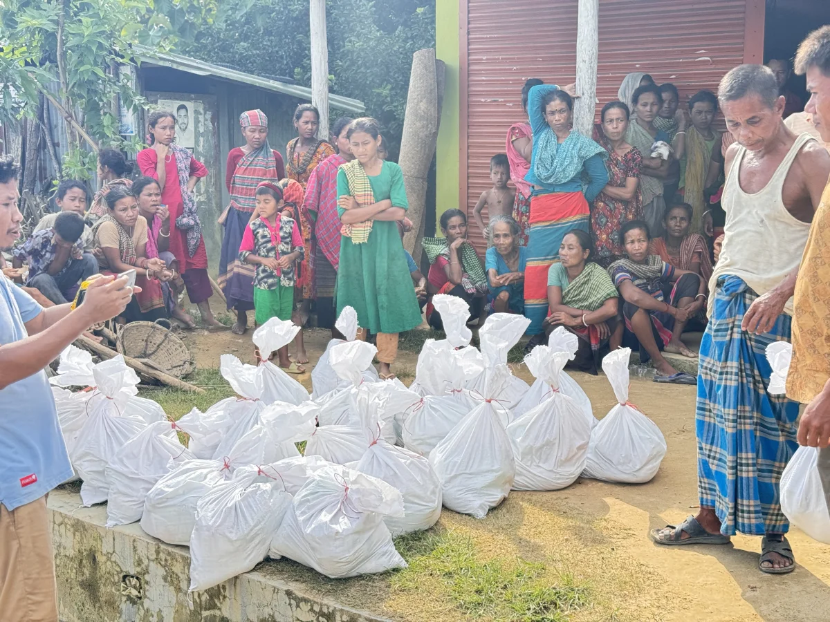 Relief for flood effected people